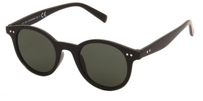 Kost zonnebril 21 027 unisex rond zwart/groen Kost zonnebril 21 027 unisex rond zwart/groen