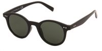 Kost zonnebril 21 027 unisex rond zwart/groen - thumbnail