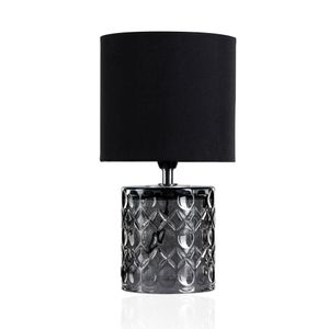 Pauleen Crystal Glow Tafellamp black-grey glas.