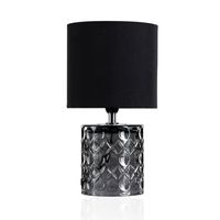 Pauleen Crystal Glow Tafellamp black-grey glas. - thumbnail