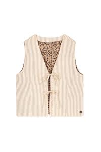 Like Flo zomer gilet meisjes teens - creme - strik - Cameron