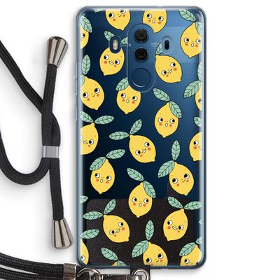 Citroenen: Huawei Mate 10 Pro Transparant Hoesje met koord