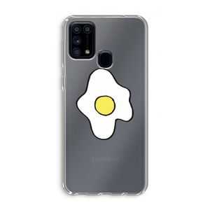 Spiegelei: Samsung Galaxy M31 Transparant Hoesje