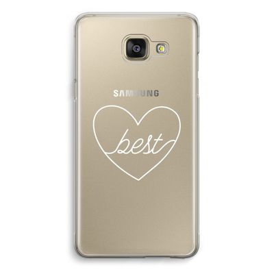Best heart pastel: Samsung Galaxy A5 (2016) Transparant Hoesje