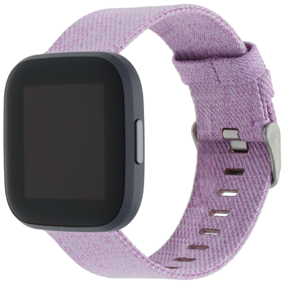 Fitbit Versa Nylon Gesp Band - Lavendel Fitbit Versa Nylon Gesp Band - Lavendel