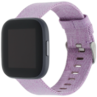 Fitbit Versa Nylon Gesp Band - Lavendel