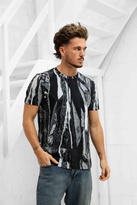 Carlo Colucci C3460 211 T-Shirt Heren Zwart - Maat S - Kleur: Zwart | Soccerfanshop