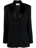 Sonia Rykiel blazer en laine à simple boutonnage - Noir - thumbnail