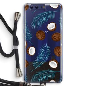 Kokosnoot roze: Honor 9 Transparant Hoesje met koord