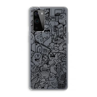 Vexx Black City : OnePlus 9 Pro Transparant Hoesje