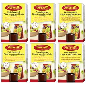 6x Aeroxon fruitvliegjesvallen 40 ml