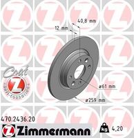 Remschijf Coat Z 470243620
