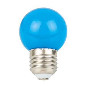 Showgear G45 E27 kunststof led-lamp voor prikkabel 1W blauw