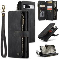 Google Pixel 8 Caseme C30 Multifunctioneel Portemonnee Hoesje - Zwart