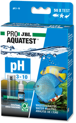JBL PH Test Kit 3.0-10.0 - Nauwkeurige Zuurgraadmeting, Ideaal voor Zoetwateraquaria, 50 Tests