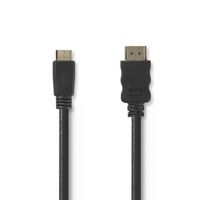 Nedis CVGP34500BK15 HDMI kabel 1,5 m HDMI Type A (Standaard) HDMI Type C (Mini) Zwart