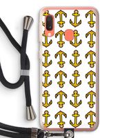 Musketon Anchor: Samsung Galaxy A20e Transparant Hoesje met koord