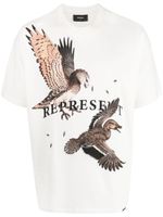 Represent t-shirt en coton à imprimé graphique - Blanc - thumbnail