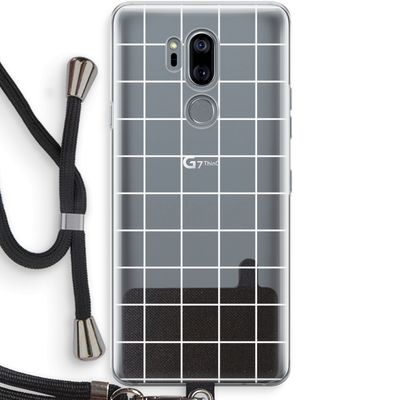 Rooster 2: LG G7 Thinq Transparant Hoesje met koord