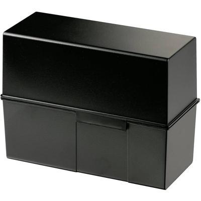 HAN 975-13 Kaartenbox Zwart Aantal kaarten (max.): 500 kaarten DIN A5 liggend