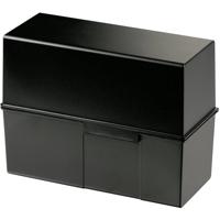 HAN 975-13 Kaartenbox Zwart Aantal kaarten (max.): 500 kaarten DIN A5 liggend