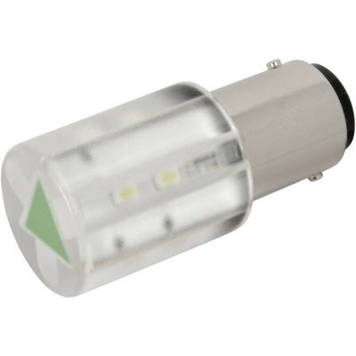 CML Innovative Technologies 18561231 LED-signaallamp Groen BA15d 230 V/AC 280 mcd
