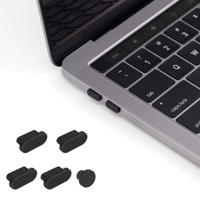 ENKAY 5 in 1 stofdicht stekkers over opladen poort voor MacBook 12 inch / MacBook Pro 13 3 / 15 4 inch (2016/2017)