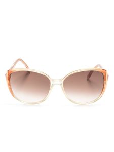 Saint Laurent Pre-Owned lunettes de soleil à monture oversize (années 1970) - Tons neutres