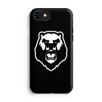 Angry Bear (black): iPhone 8 Tough Case