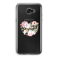 GRL PWR Flower: Samsung Galaxy A5 (2017) Transparant Hoesje