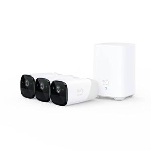 Eufy eufyCam 2 Pro 3-Cam Kit Rond IP-beveiligingscamera Binnen & buiten 2048 x 1080 Pixels Muur