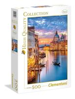 Clementoni puzzel - zonsondergang in venetië - 500 stukjes Clementoni puzzel - zonsondergang in venetië - 500 stukjes