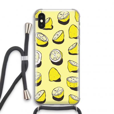When Life Gives You Lemons...: iPhone XS Transparant Hoesje met koord