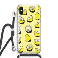 When Life Gives You Lemons...: iPhone XS Transparant Hoesje met koord
