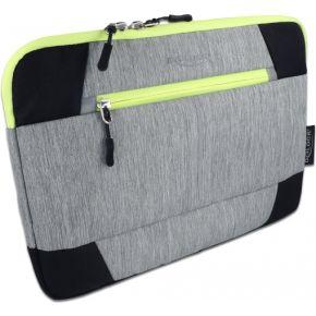 DeLOCK 18410 laptoptas 33,8 cm (13.3 ) Opbergmap/sleeve Zwart, Grijs, Geel