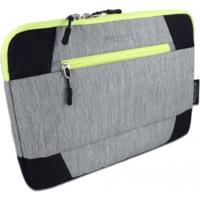 DeLOCK 18410 laptoptas 33,8 cm (13.3 ) Opbergmap/sleeve Zwart, Grijs, Geel