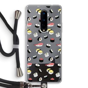 Sushi time: OnePlus 8 Transparant Hoesje met koord