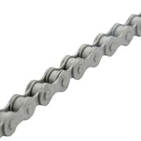 Simson ketting normaal anti-roest - fietsketting 1/2x1/8 - 112 schakels - grijs