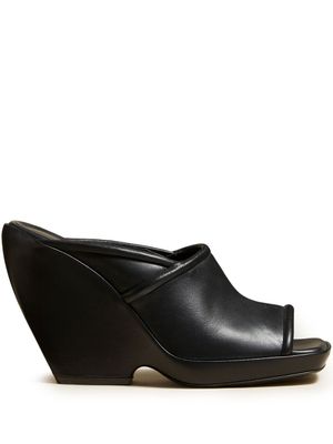KHAITE mules The Stagg 105 mm - Noir