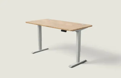Desktronic HomePro bureau Grijs / Massief Eiken / 160x80 cm