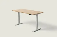 Desktronic HomePro bureau Grijs / Massief Eiken / 160x80 cm