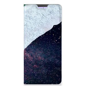 Xiaomi Redmi Note 10 Pro Stand Case Sea in Space