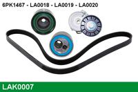 Poly V-riem set LUCAS, u.a. für Peugeot, Citroën, Fiat, Lancia