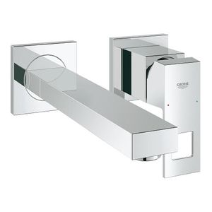 GROHE Eurocube tweegats wastafelmengkraan M-size wandgemonteerd, chroom