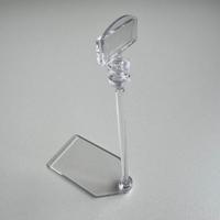 Pop-clip kaarthouder met voet hoog 100mm