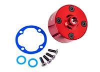 Traxxas - Carrier, differential (aluminum, red-anodized) (TRX-9581R)