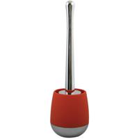 MSV Bilbao Toilet/wc-borstel houder - kunststof - rood - 38 cm   -