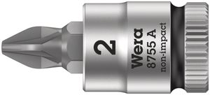 Wera 8755 A Zyklop Bit/dop-combinatie met 1/4" Aandrijving , PZ 1 x 28 mm - 1 stuk(s) - 05003353001