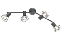 Fischer & Honsel Trendy plafondspotRan 4-lichts - 22266