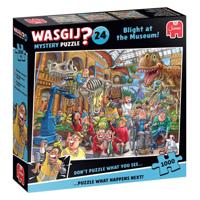 Jumbo Wasgij mystery 24 legpuzzel - paniek in het museum!, 1000st.